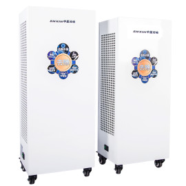 High Internal UV intensity uv air sterilizer Electrostatic adsorption to remove dust and bacteria