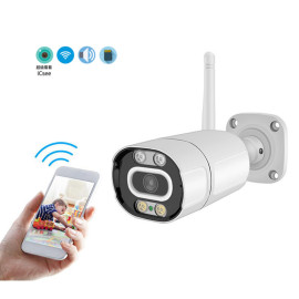 Smart IP Outdoor Waterproof Wi-Fi CCTV Security  Night Vision APP Control Audio