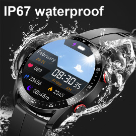 2022 New Bluetooth Call Smart Watch Men Waterproof Sport Fitness Tracker Weather Display Man Smartwatch For Xiaomi Huawei Phone