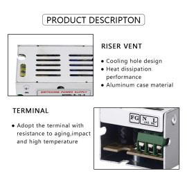 5V импульсный источник питания 100-240V AC to DC 5V 2A 10W