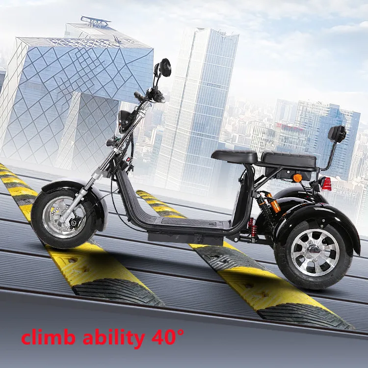 Three-wheeled electric scooter CityCoco model CP-3